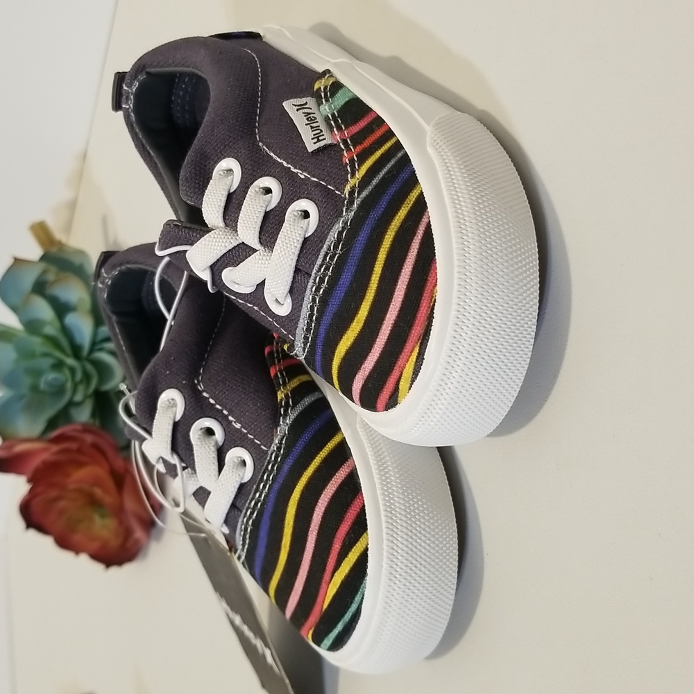 Hurley Toddler Sneakers Colorful Stripes Various Sizes - Picture 1 of 10